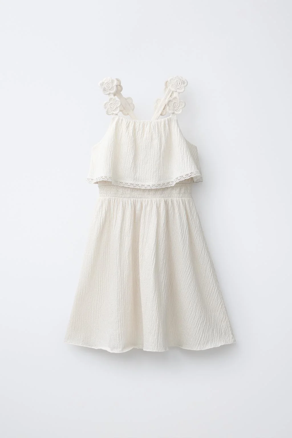 EMBROIDERED FLORAL DRESS