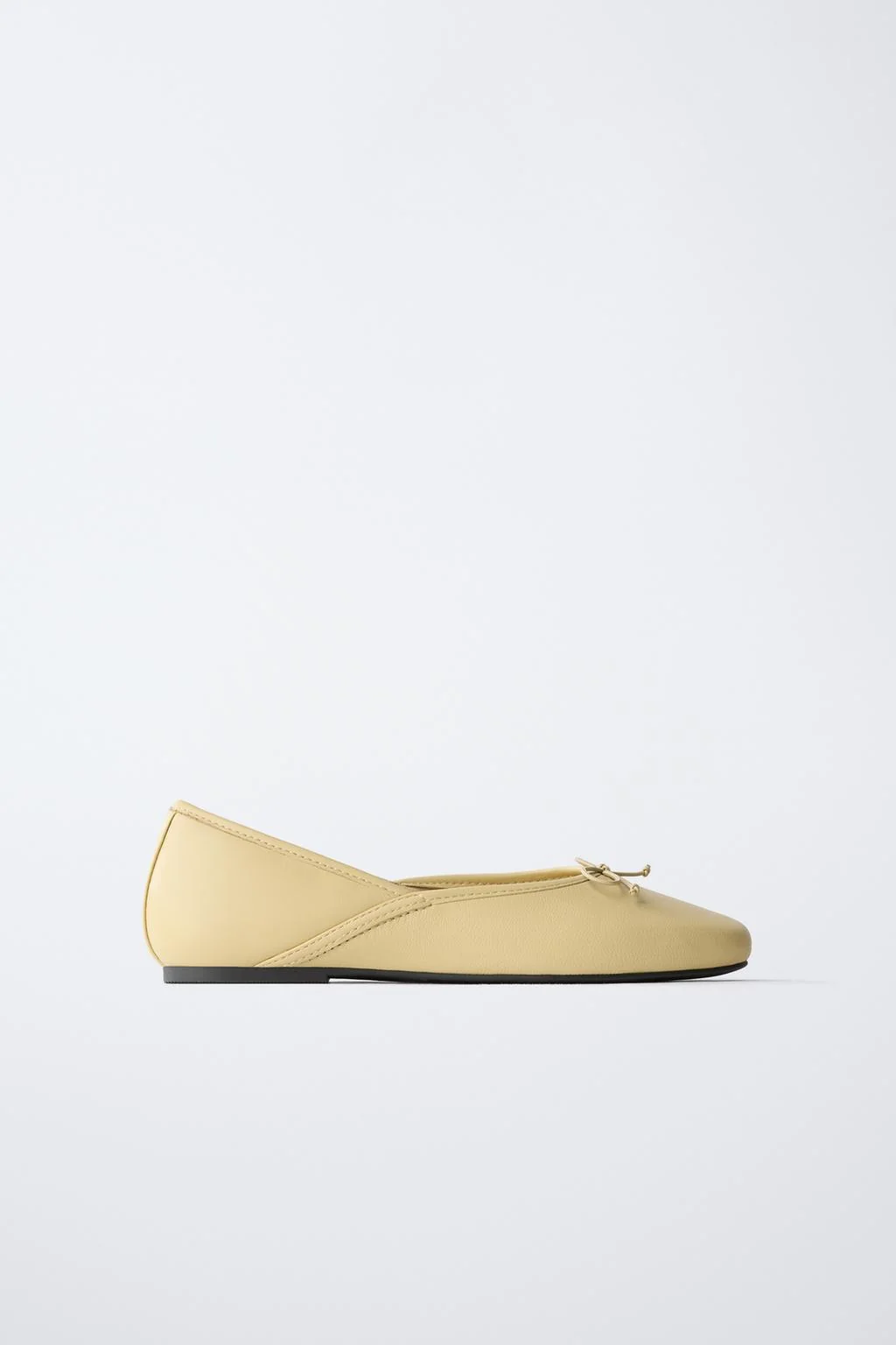 LEATHER BALLET FLATS