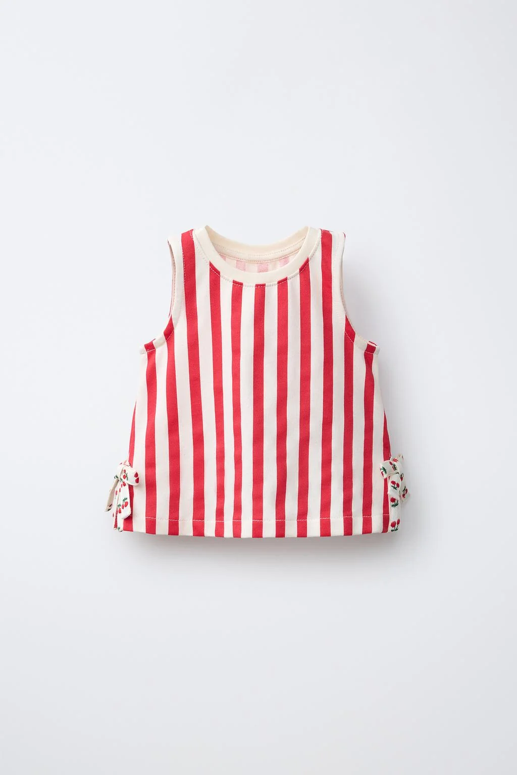 STRIPED T-SHIRT WITH BOWS