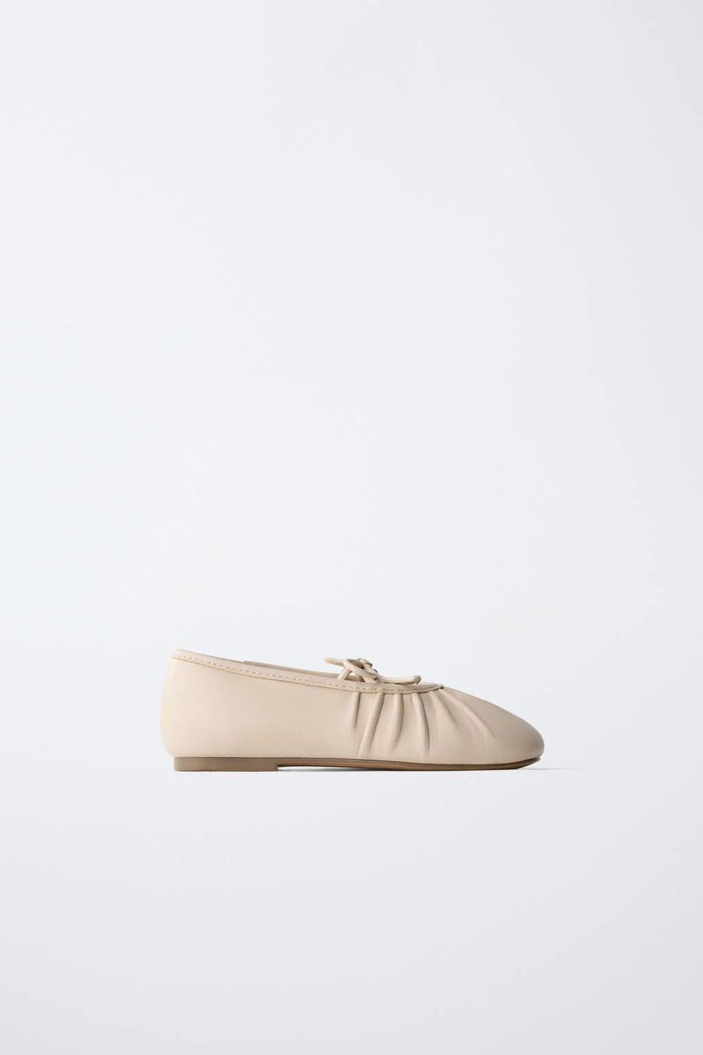 LEATHER BALLET FLATS