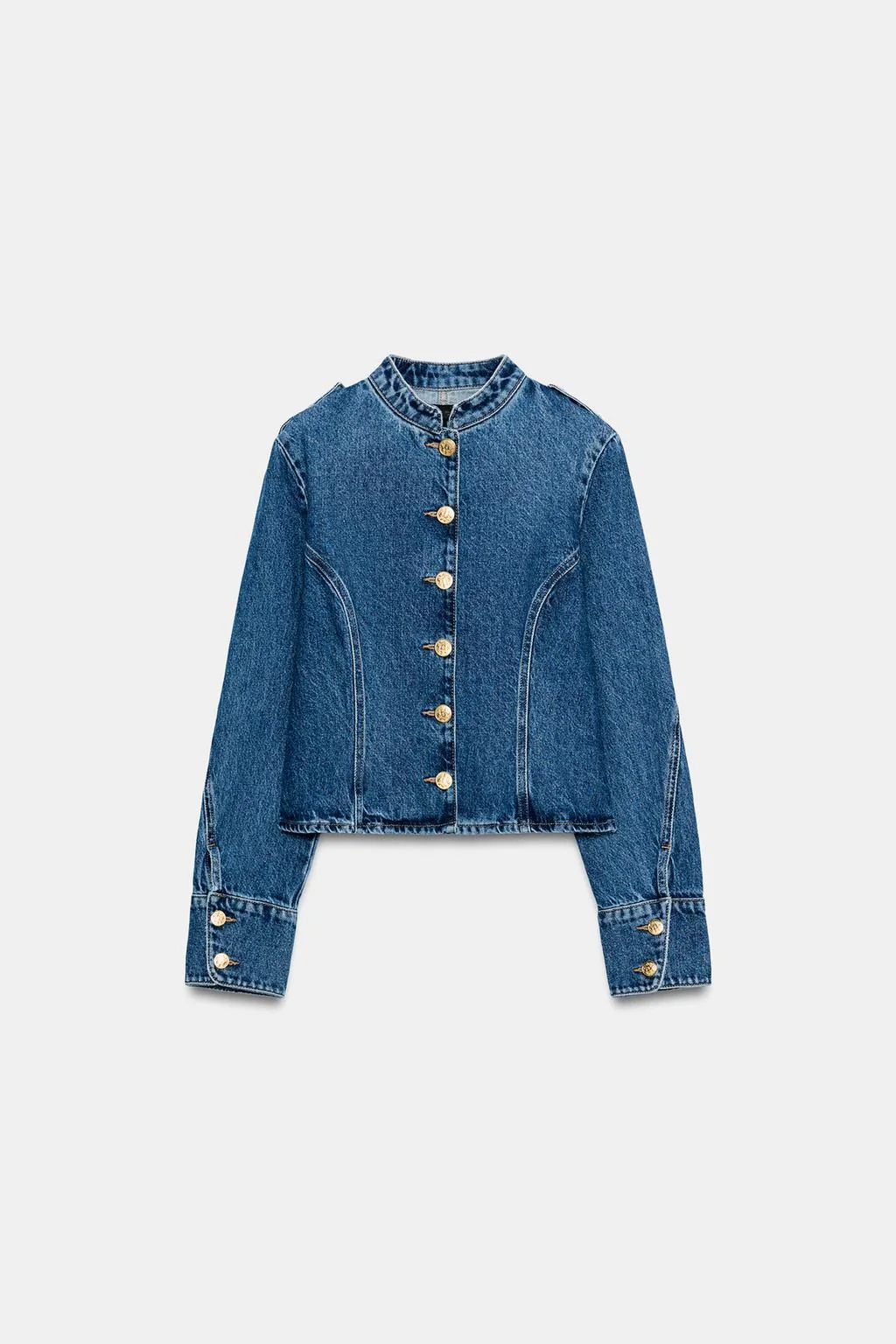 Z1975 DENIM JACKET WITH GOLD BUTTONS
