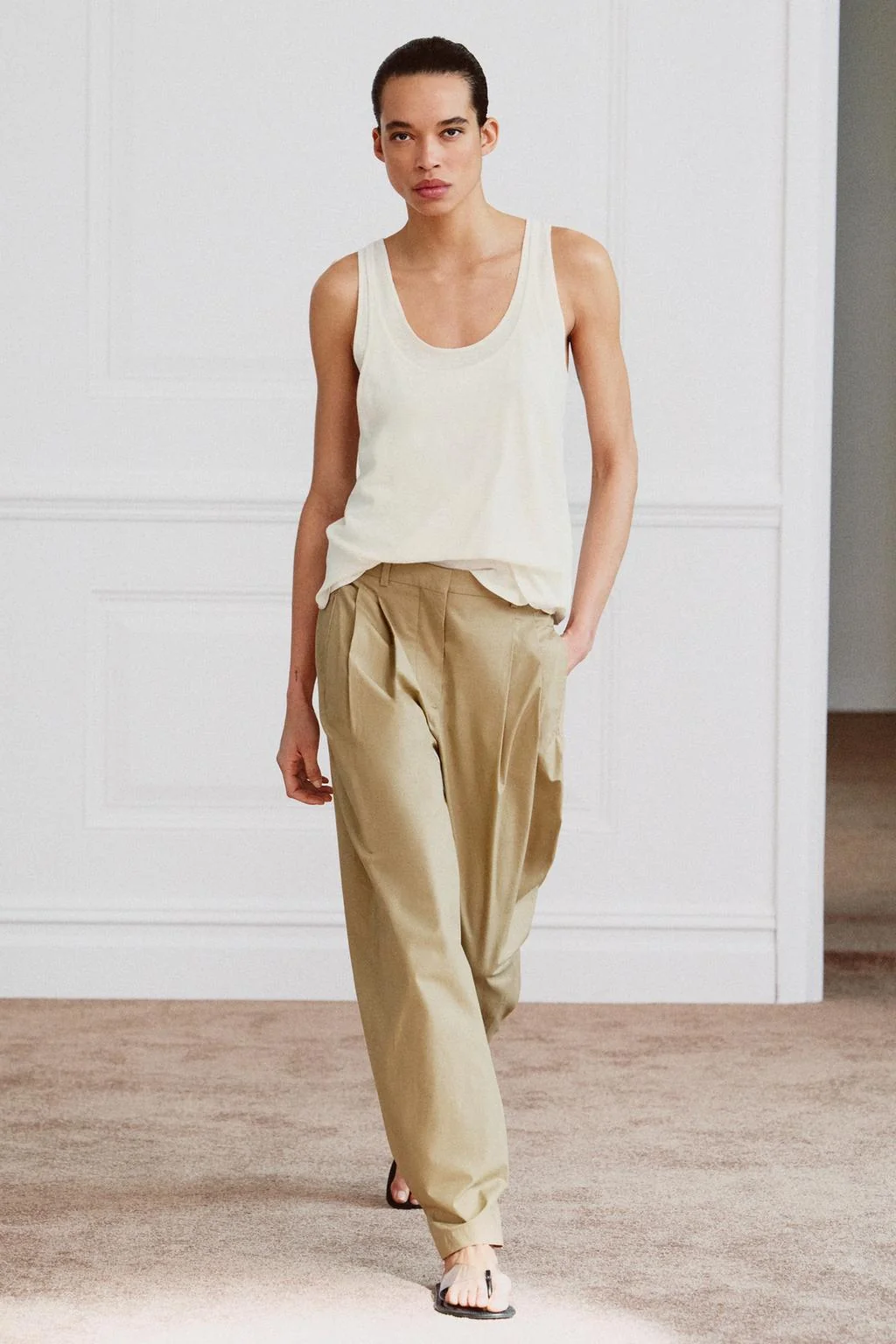 COTTON AND LINEN TOP