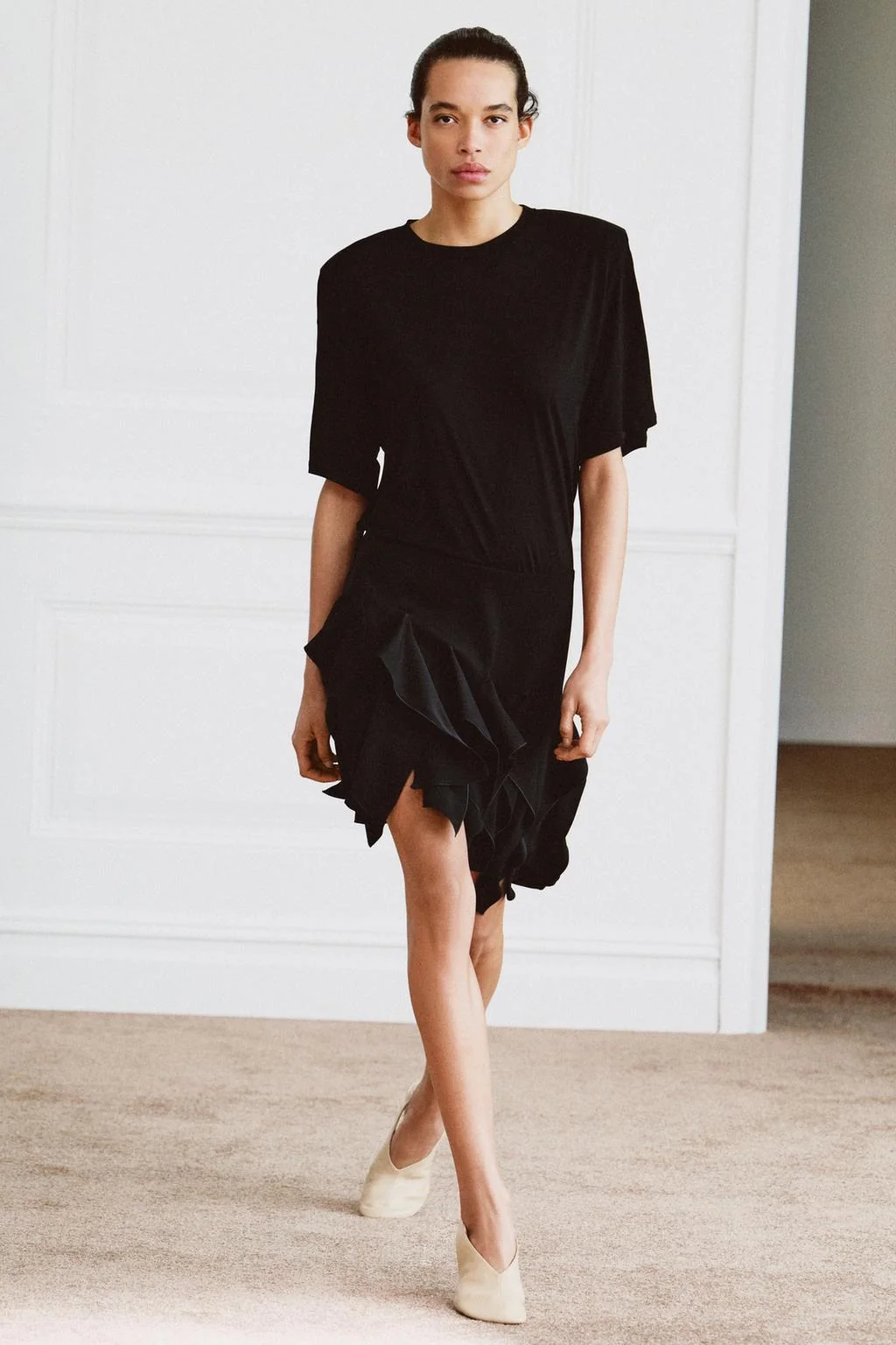 ZW COLLECTION SHORT RUFFLED SKIRT