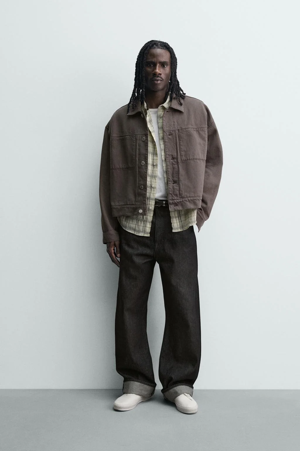 CROPPED FIT JACKET WITH POCKETS