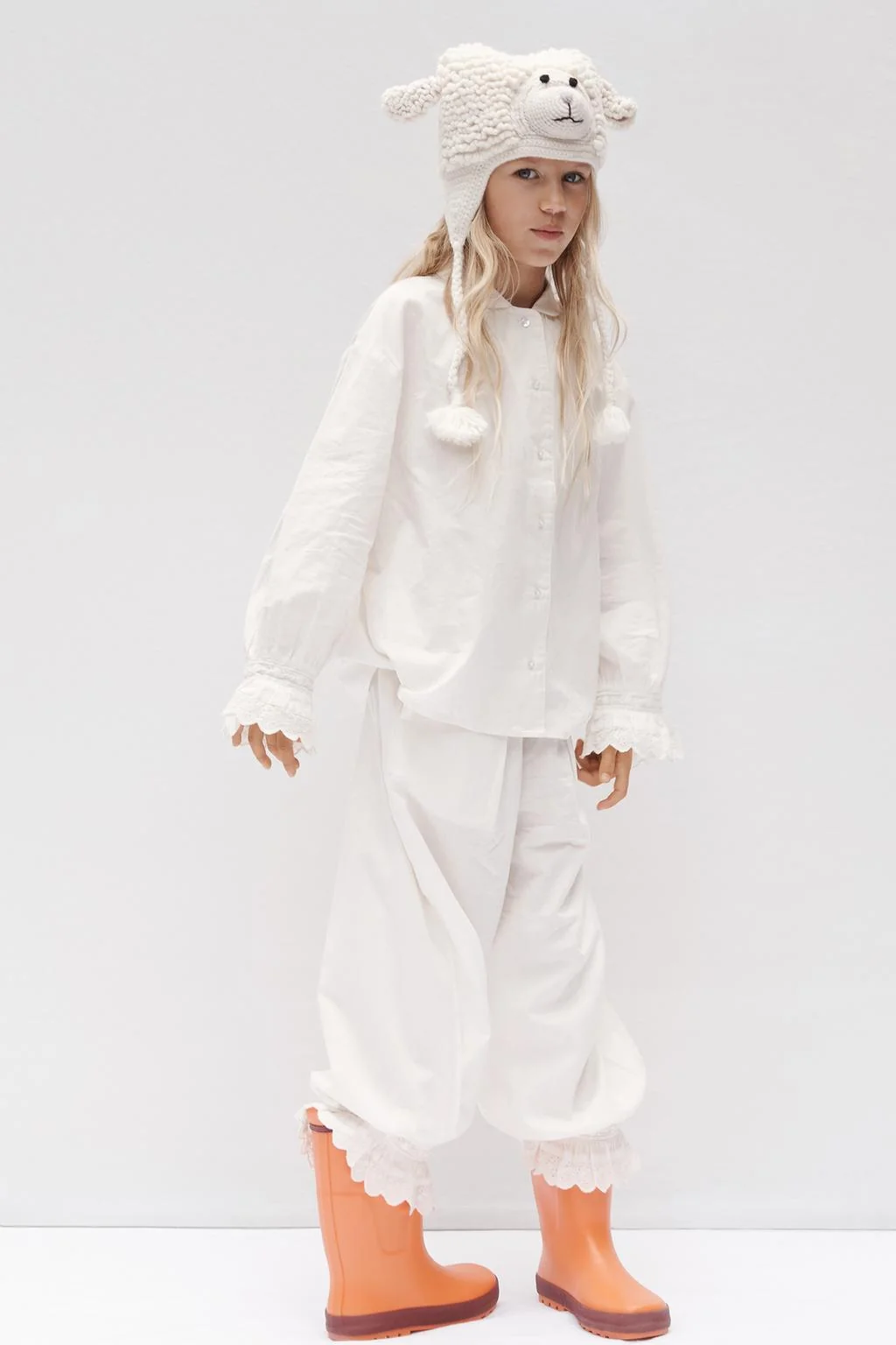 Ограниченная серия пижамная рубашка с вышивкой