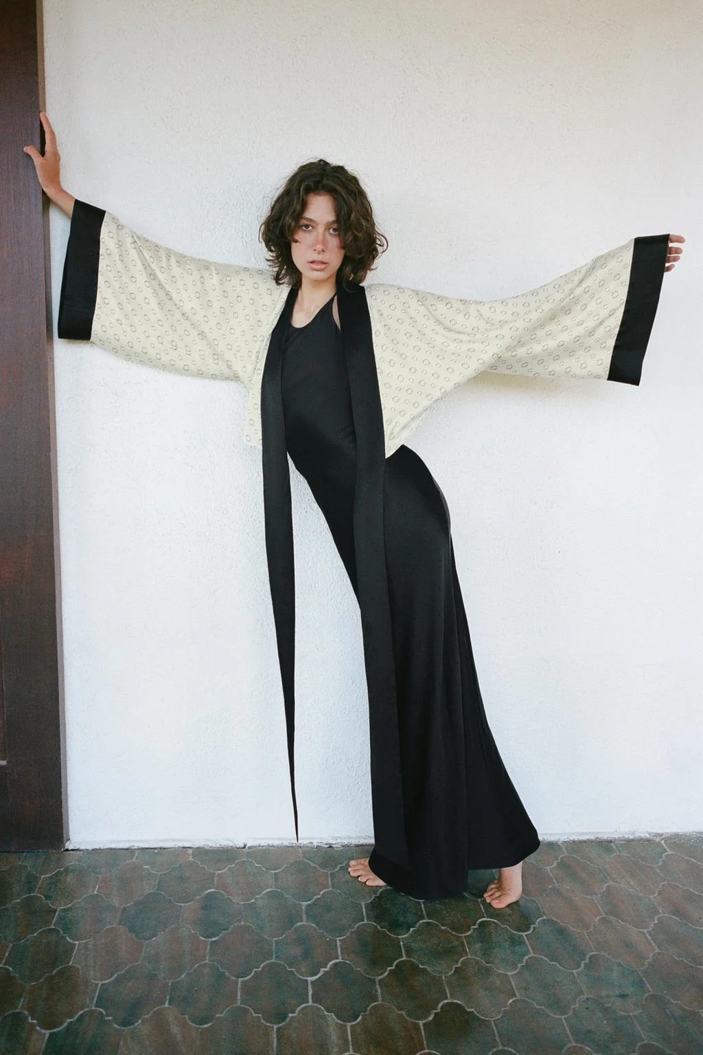 PRINTED CROPPED JACKET