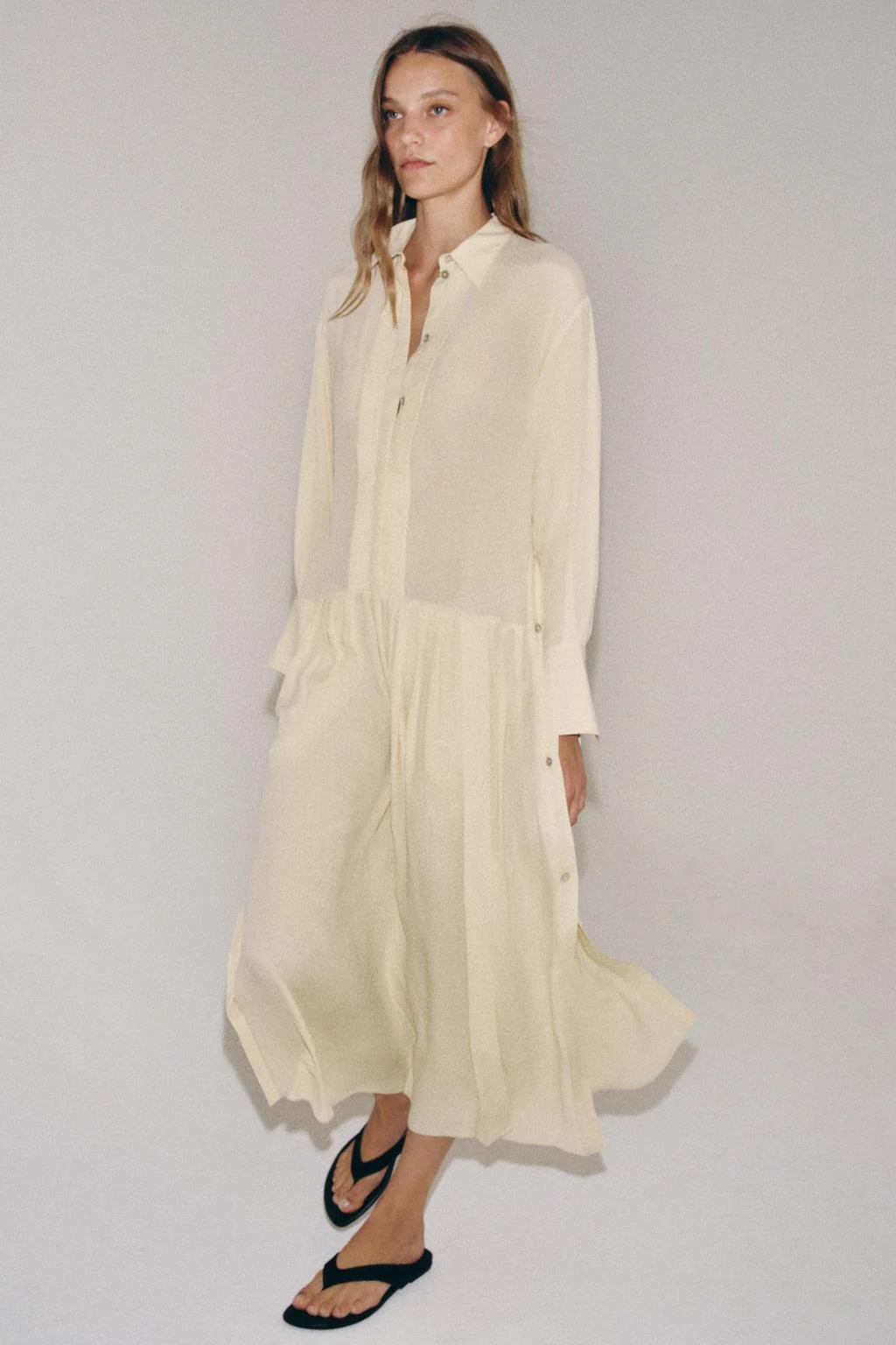 ZW COLLECTION FLOWING SHIRT DRESS