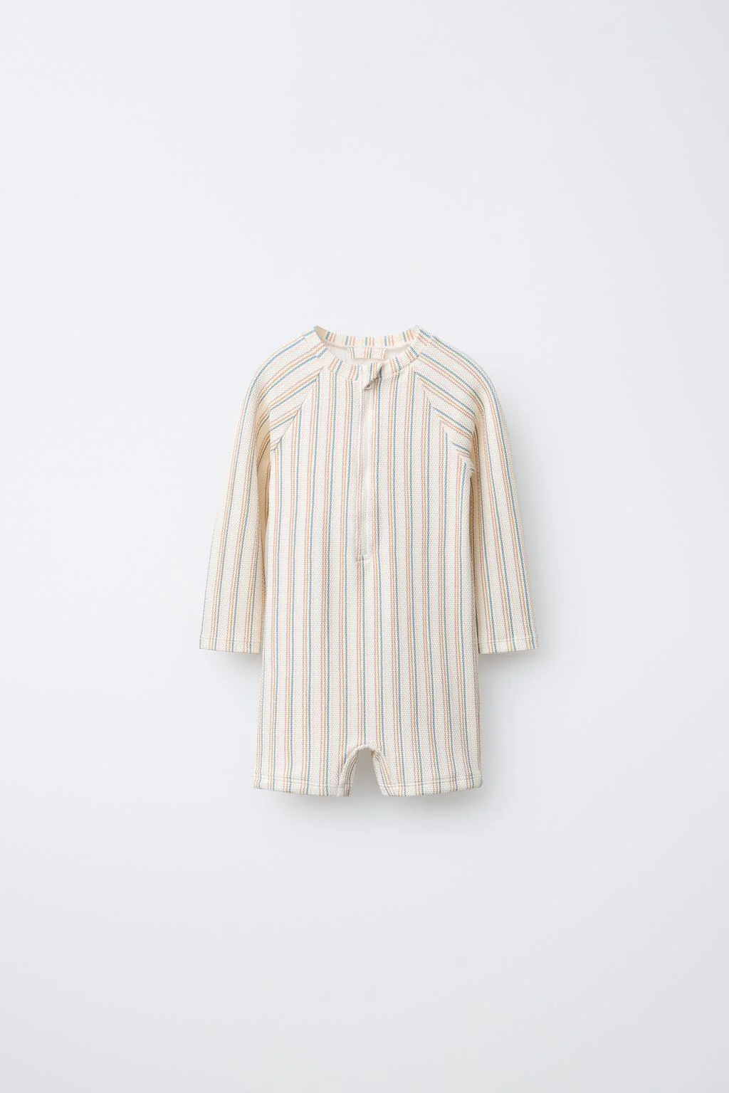 1-6 лет / Купальник в полоску с текстурой