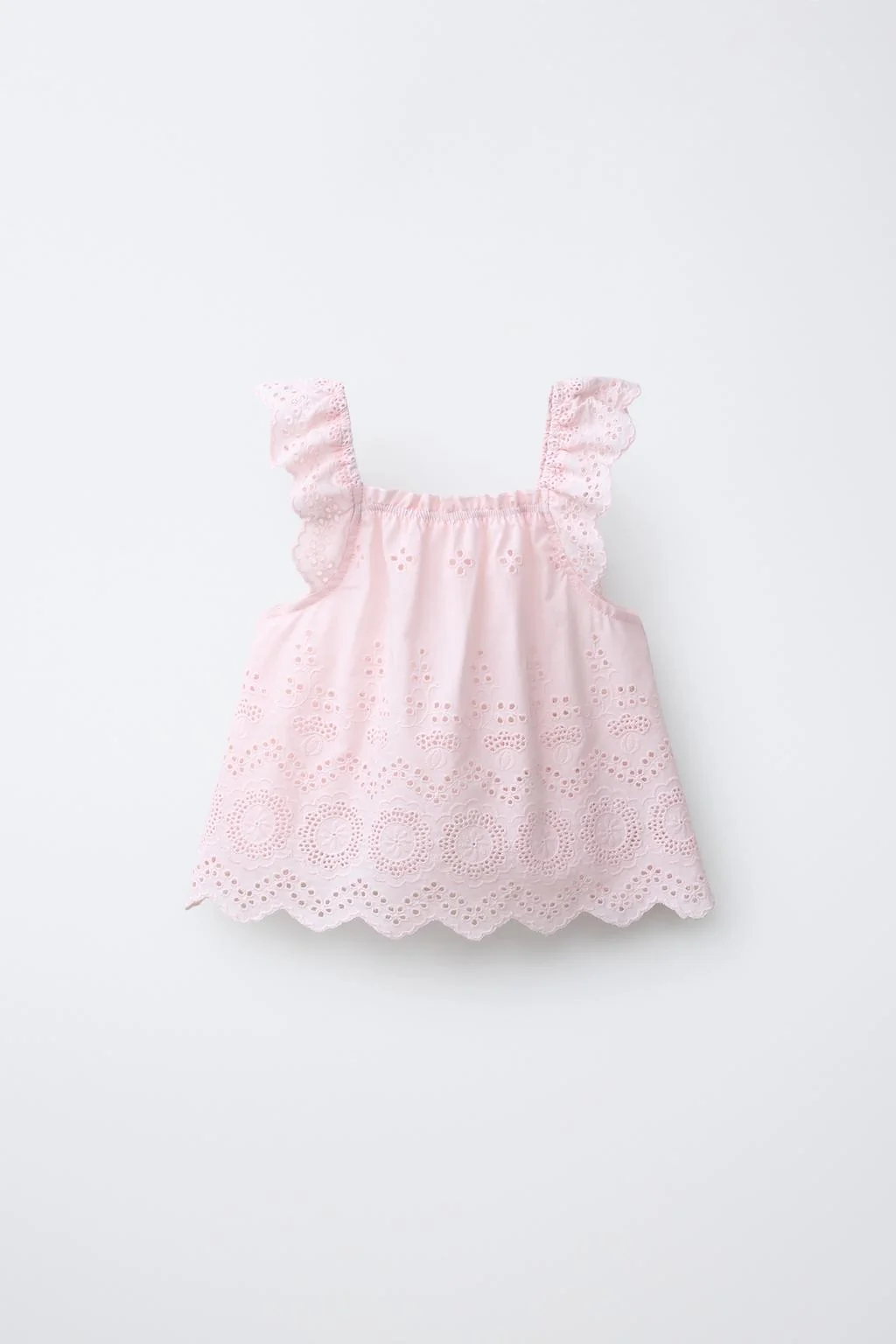 Топ с вышивкой Шиффли