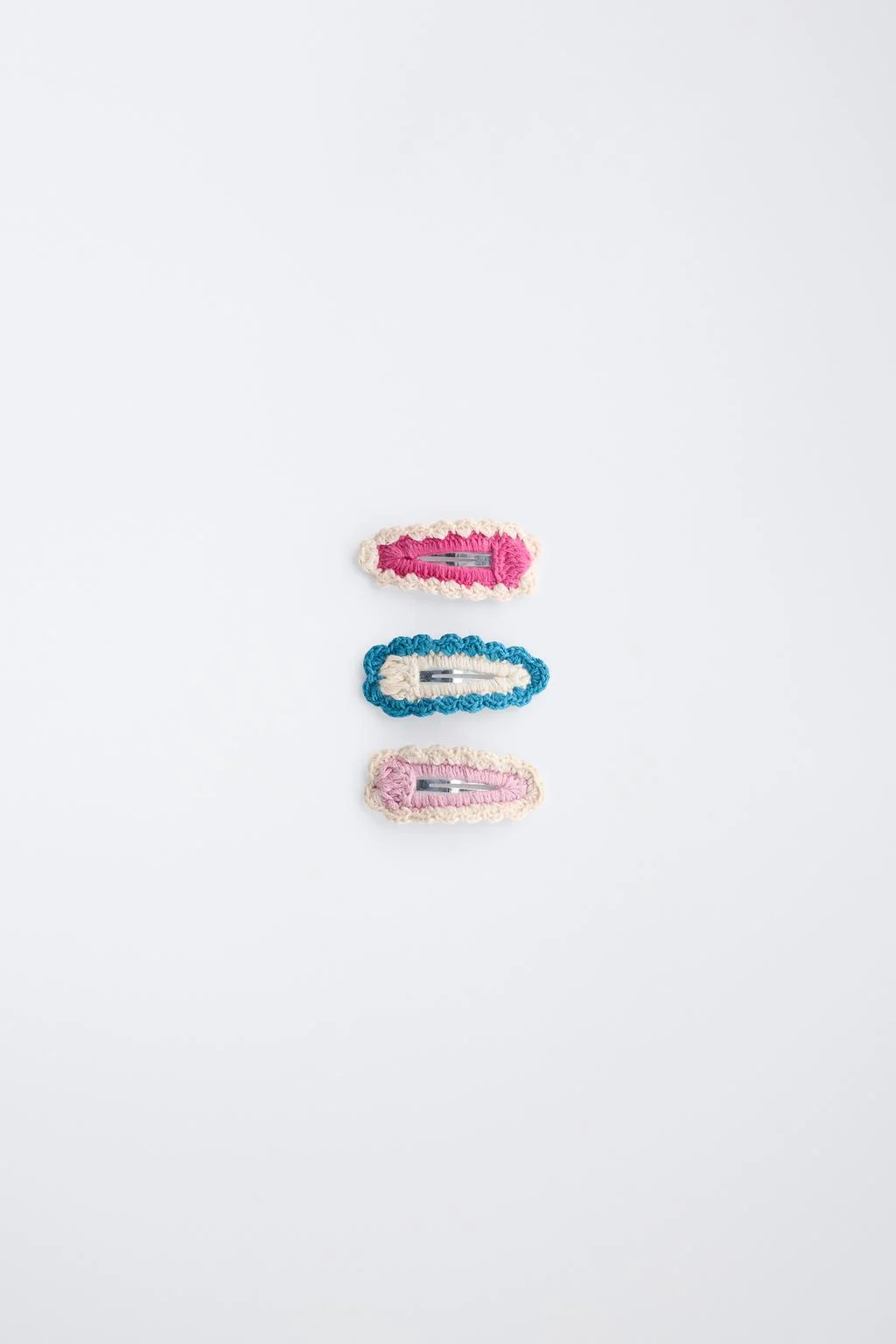 3-PACK CROCHET HAIR CLIPS
