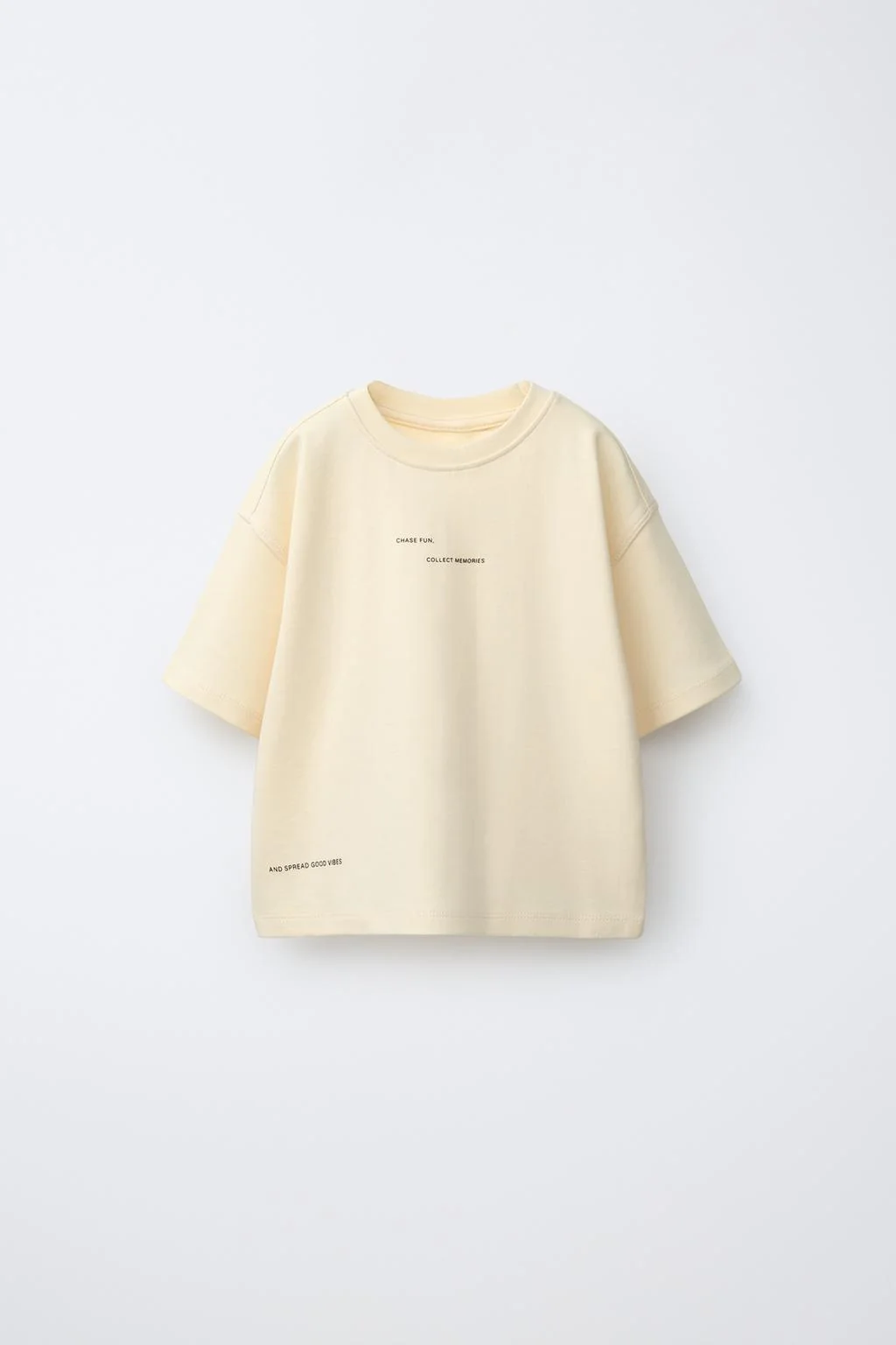 Футболка из интерлока со слоганом