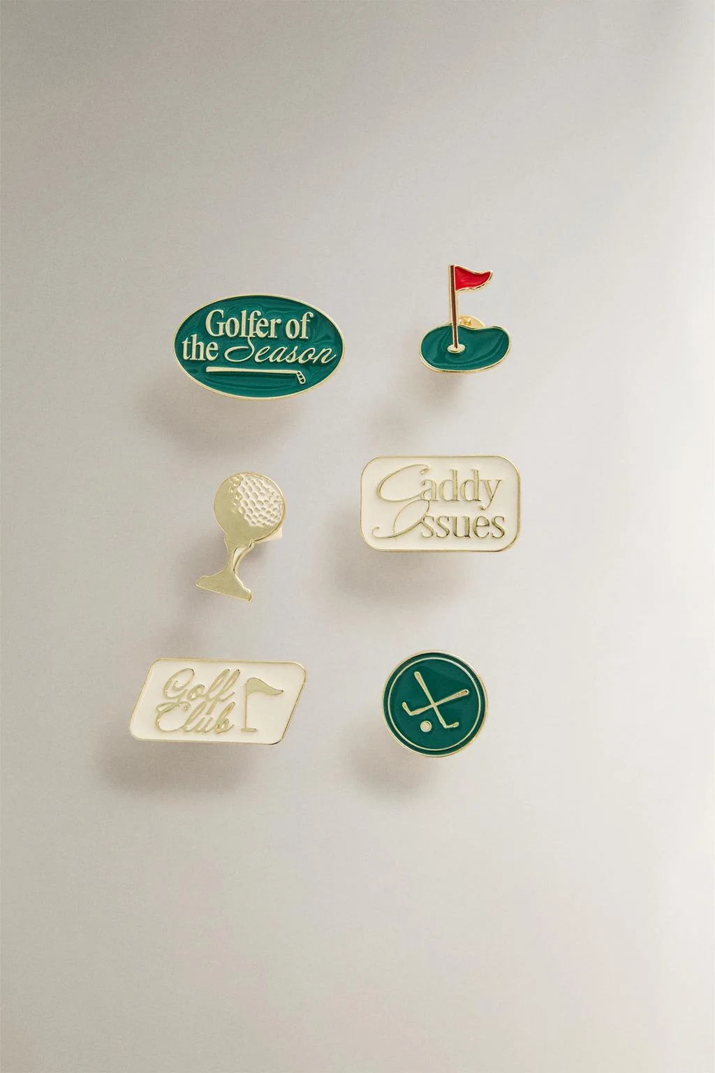 PACK OF GOLF BADGES (PACK OF 6)