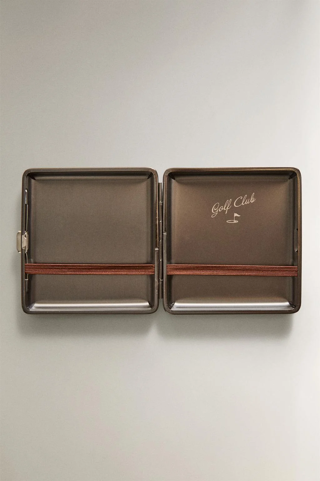 BROWN LEATHER CIGARETTE CASE