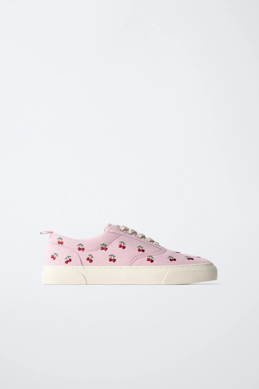 COTTON SNEAKERS WITH EMBROIDERY