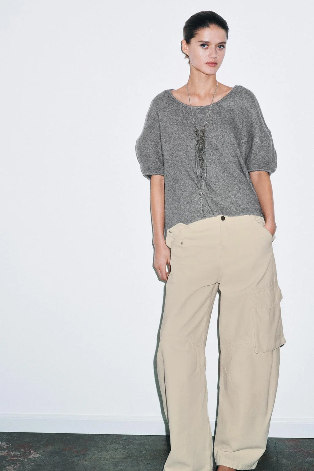 Свитер свободного кроя