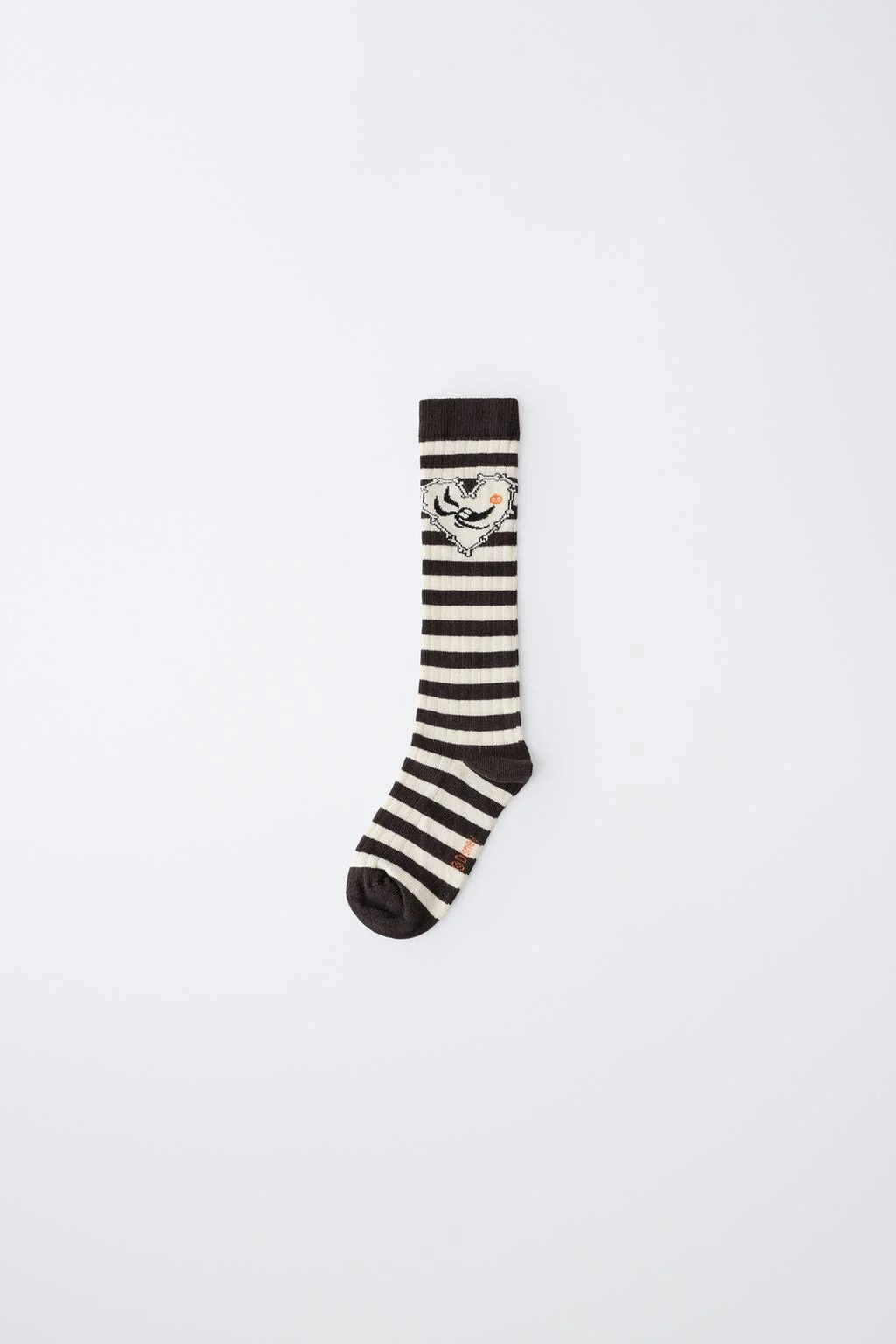 Полосатые длинные носки