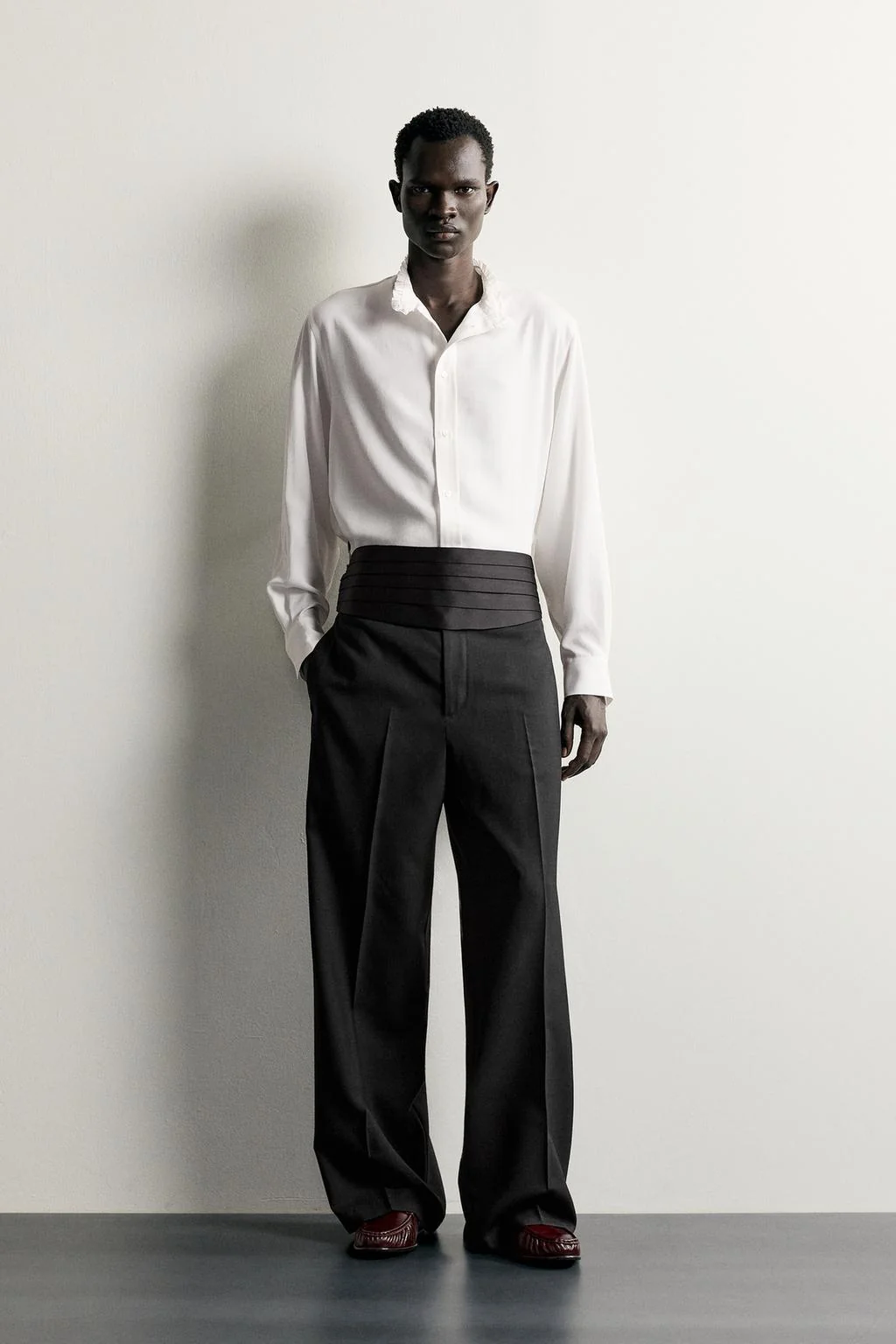 Свободная рубашка прямого кроя Fluid Relaxed Fit