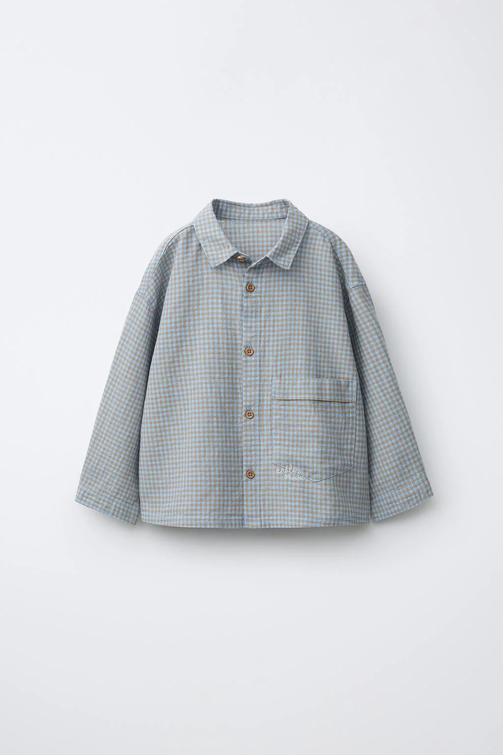 Рубашка с принтом гингем — Рубашки