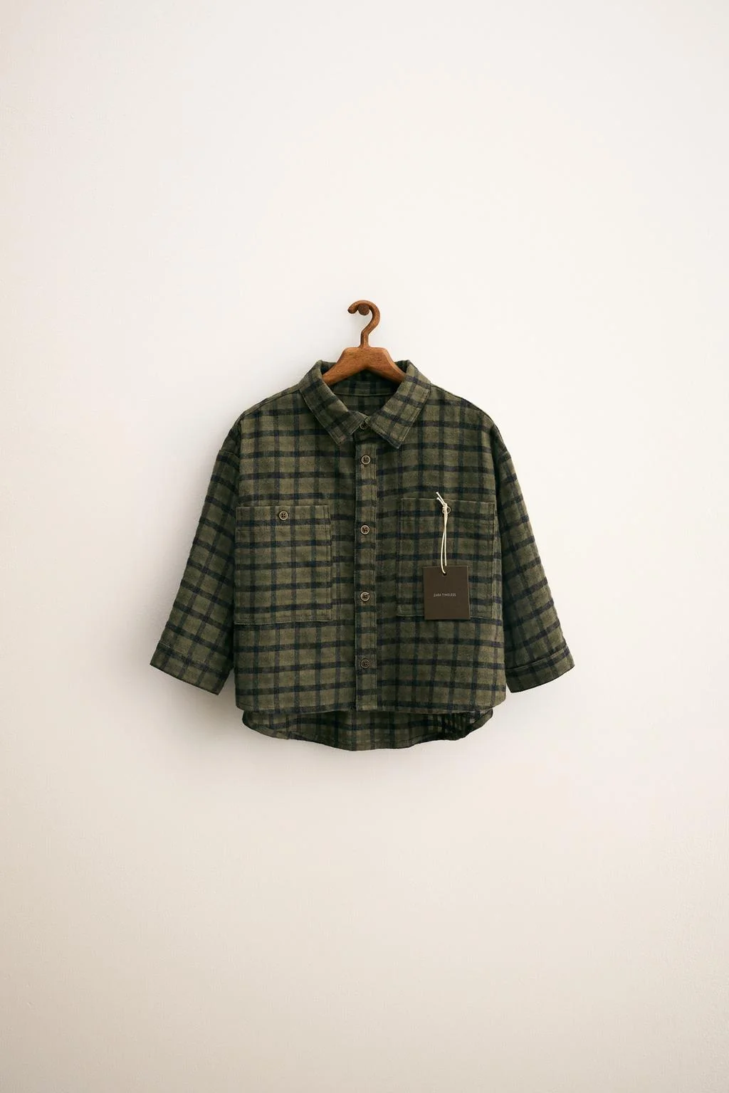 Рубашка ZARA TIMELESS в клетку — Футболки | парки