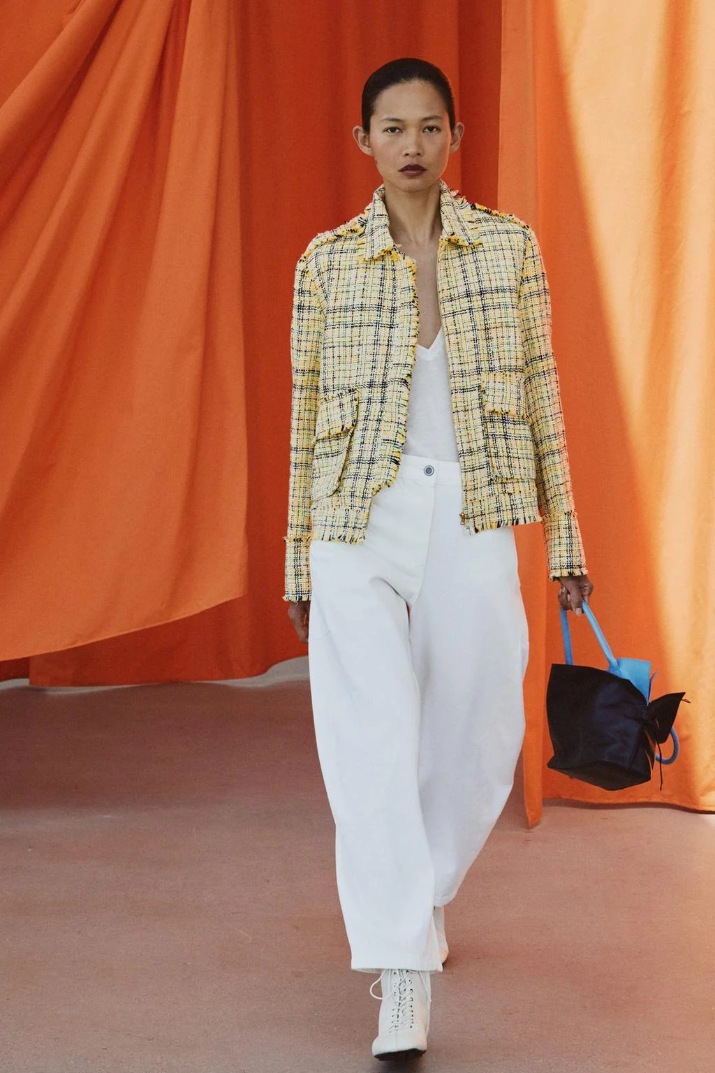 ZW COLLECTION TEXTURED CHECK JACKET