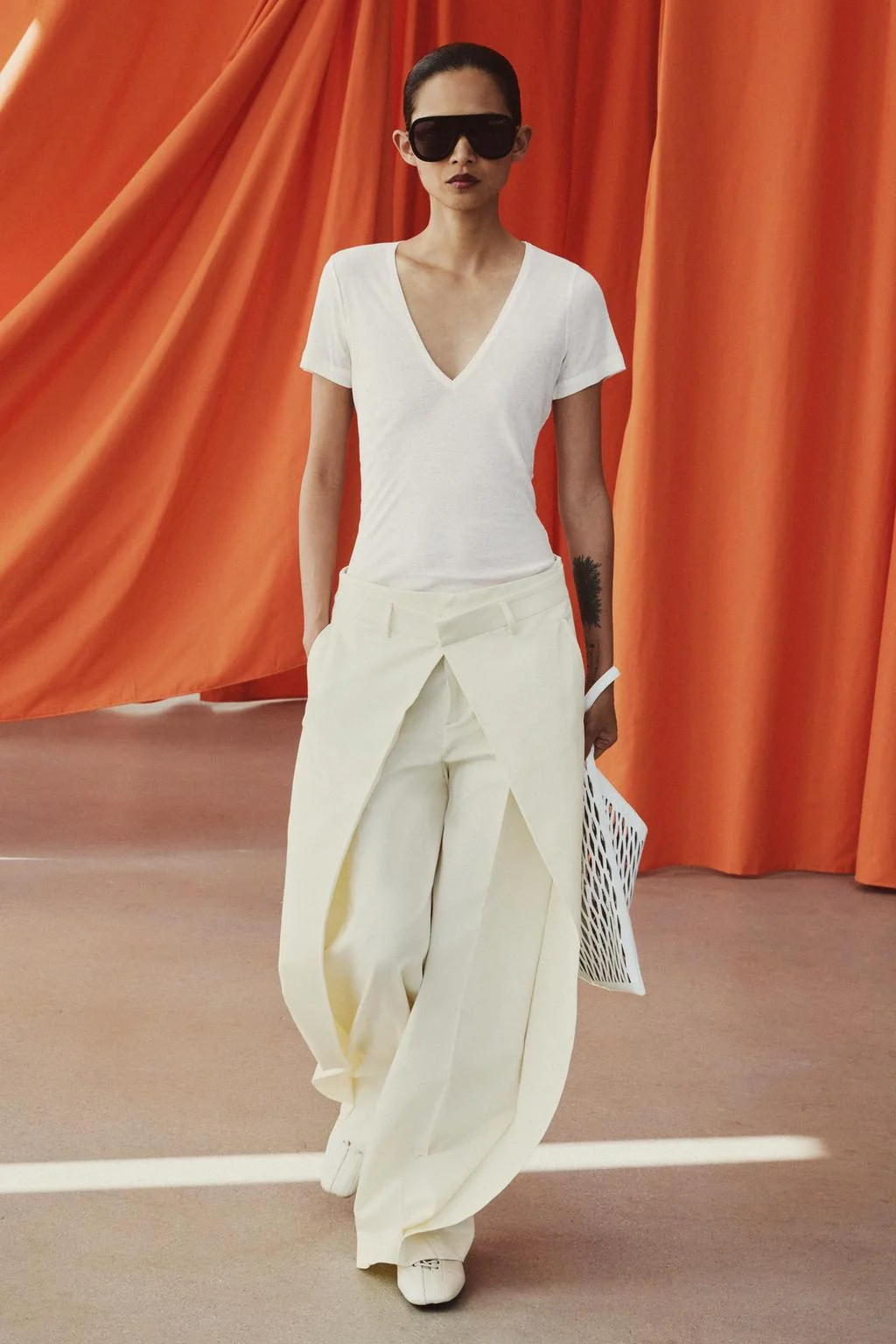 LYOCELL AND SILK T-SHIRT