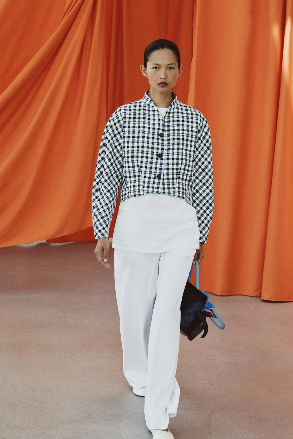 ZW COLLECTION CHECK JACKET