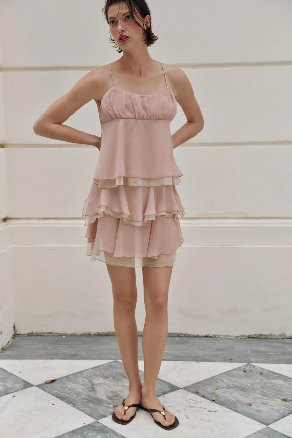 GATHERED CAMISOLE TOP