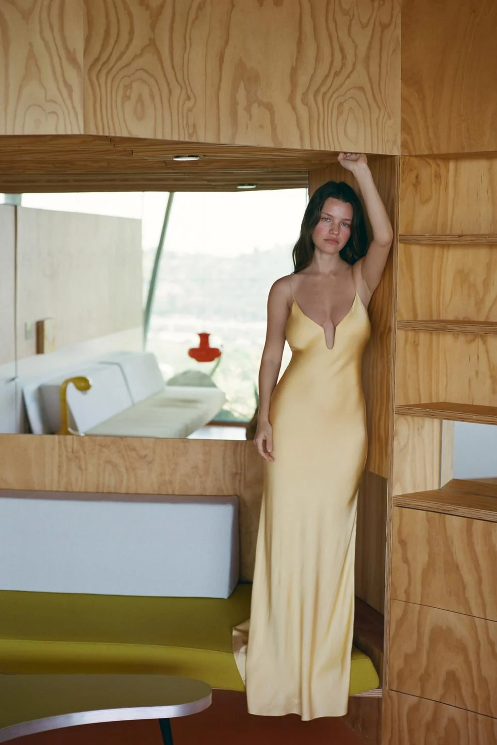 LONG 100% VISCOSE DRESS