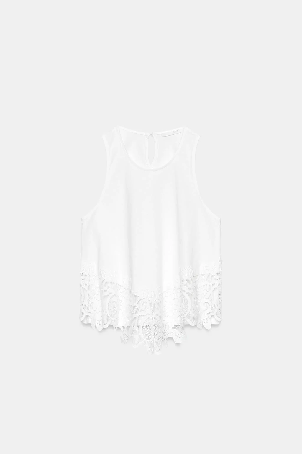 LACE SLEEVELESS TOP