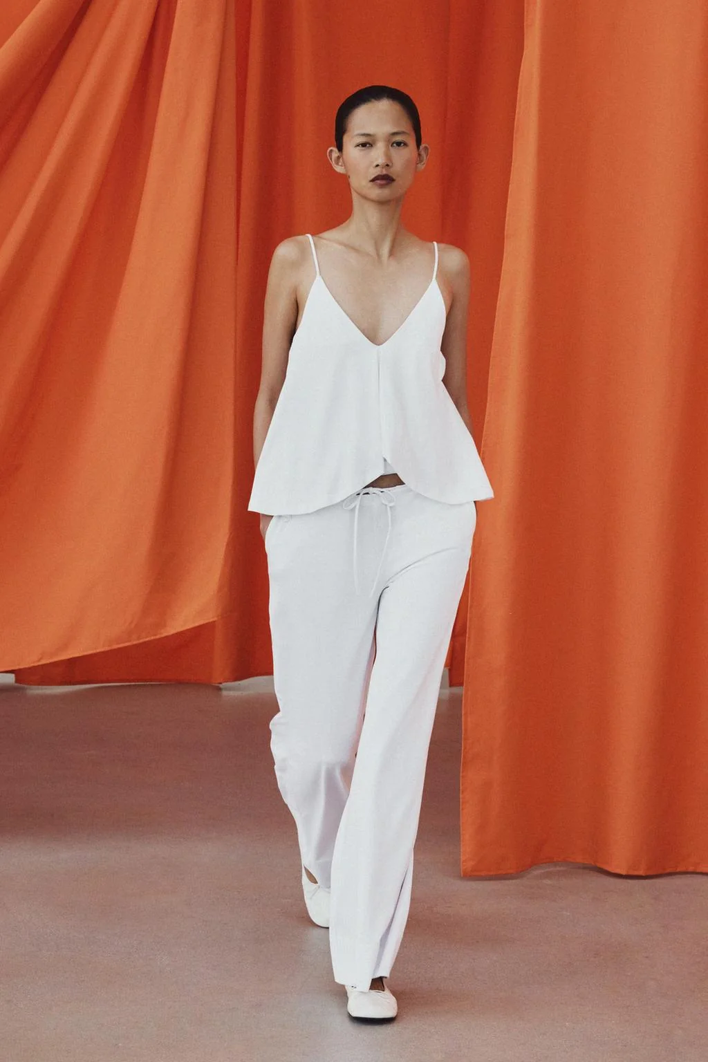 SUPIMA® COTTON TOP WITH RUFFLES