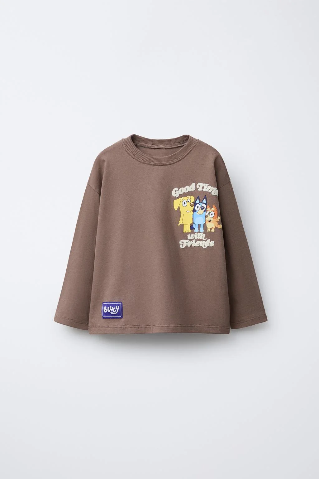 Футболка BLUEY © LUDO STUDIO с бархатным принтом