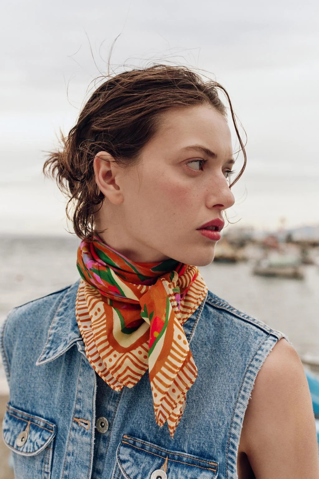 WATERCOLOUR MODAL SILK SCARF