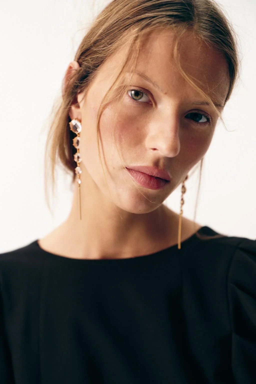 BEJEWELLED DANGLE EARRINGS