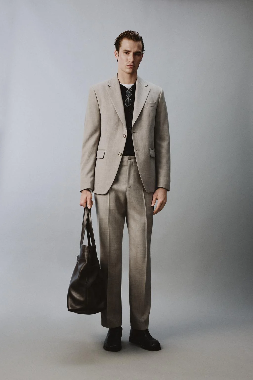 COMFORT WOOL BLEND SUIT TROUSERS