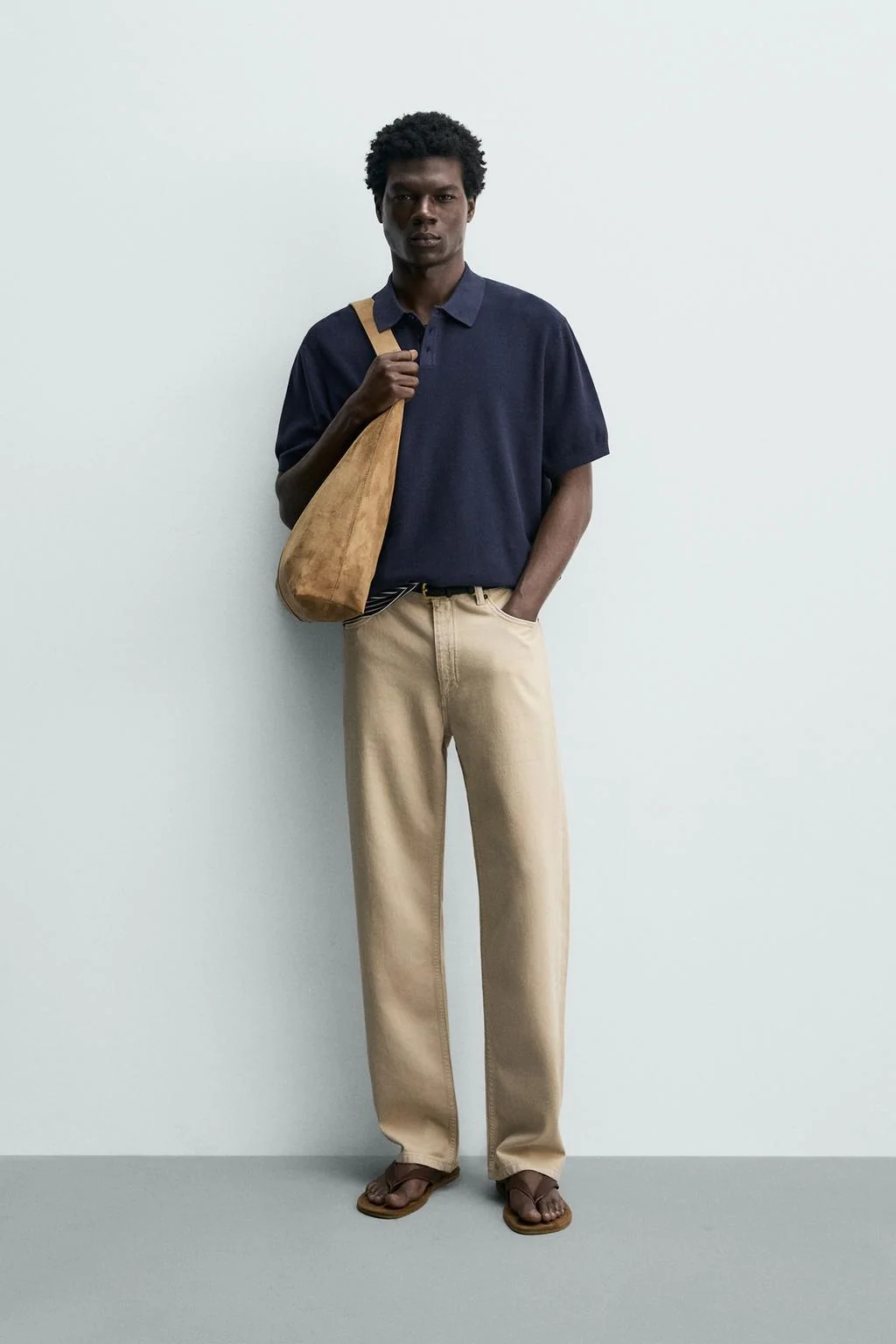 REGULAR FIT PIQUÉ KNIT POLO SHIRT