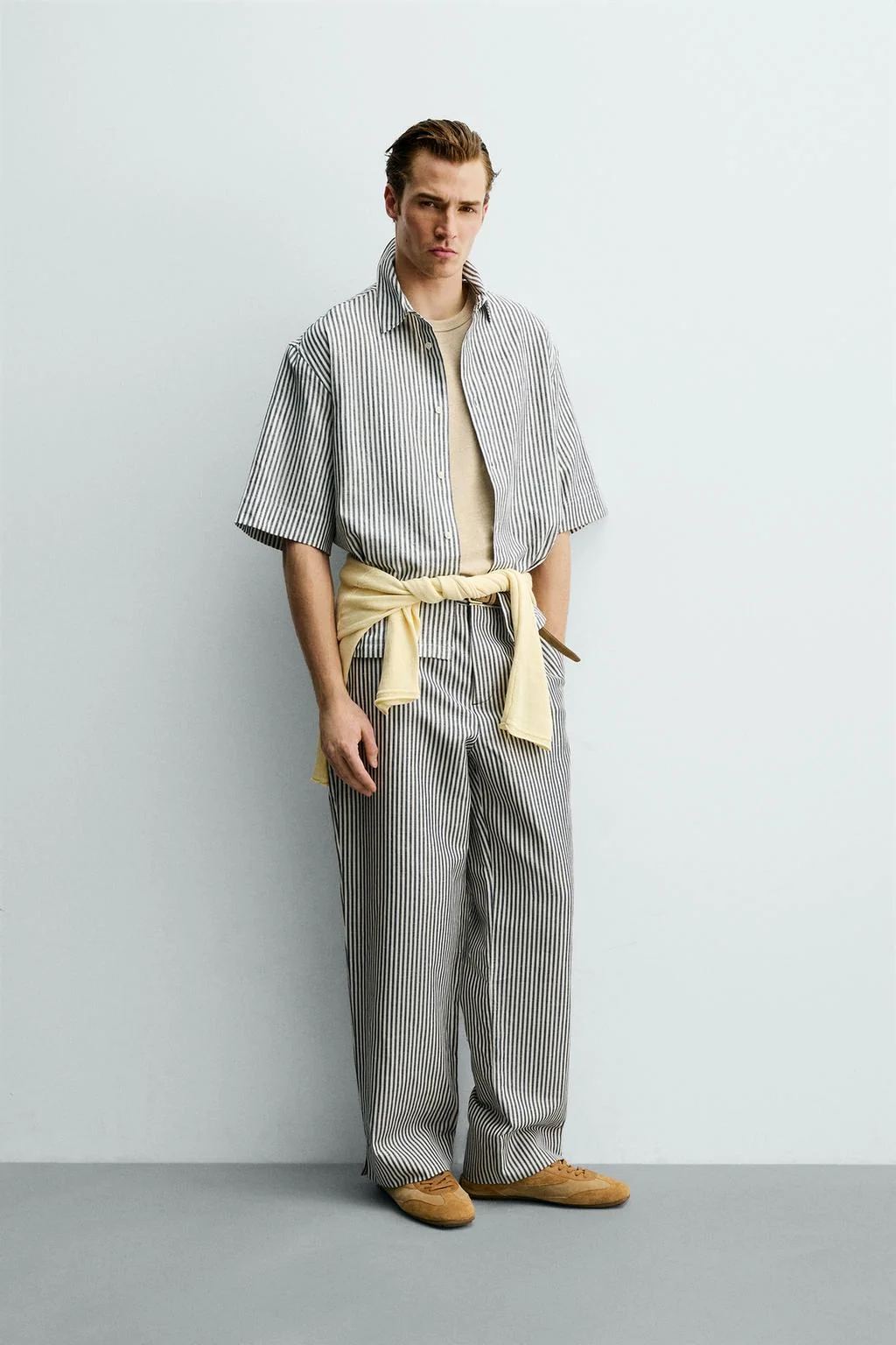 RELAXED FIT STRIPED SHIRT