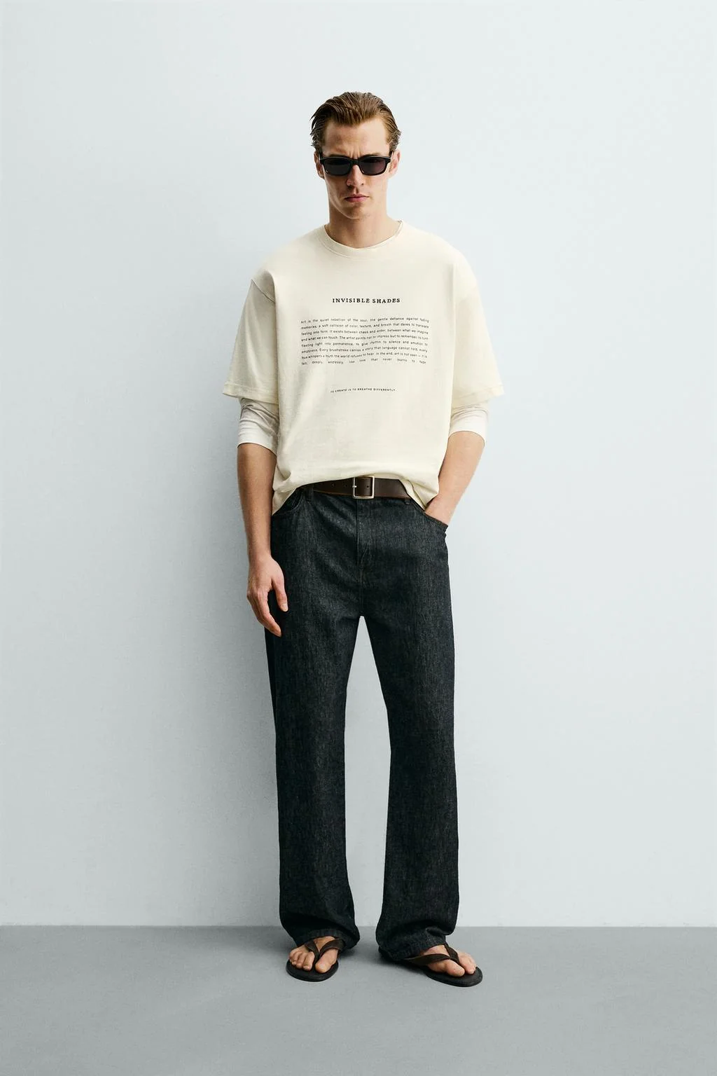 SLOGAN PRINT T-SHIRT