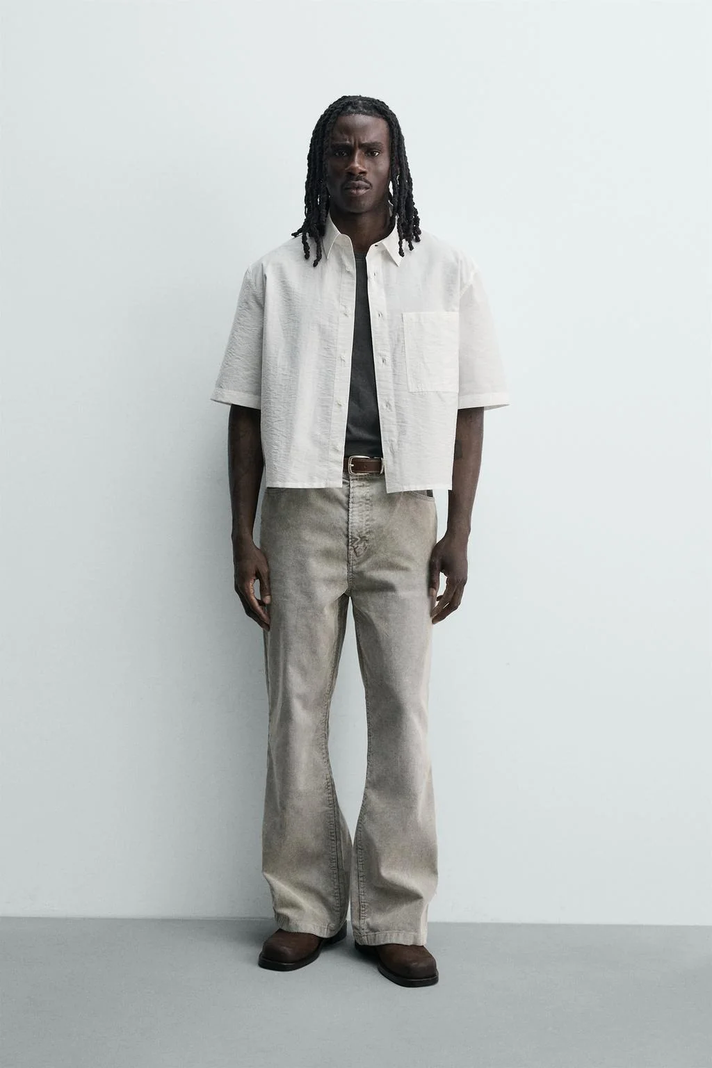 BOXY FIT SHIRT WITH POCKET