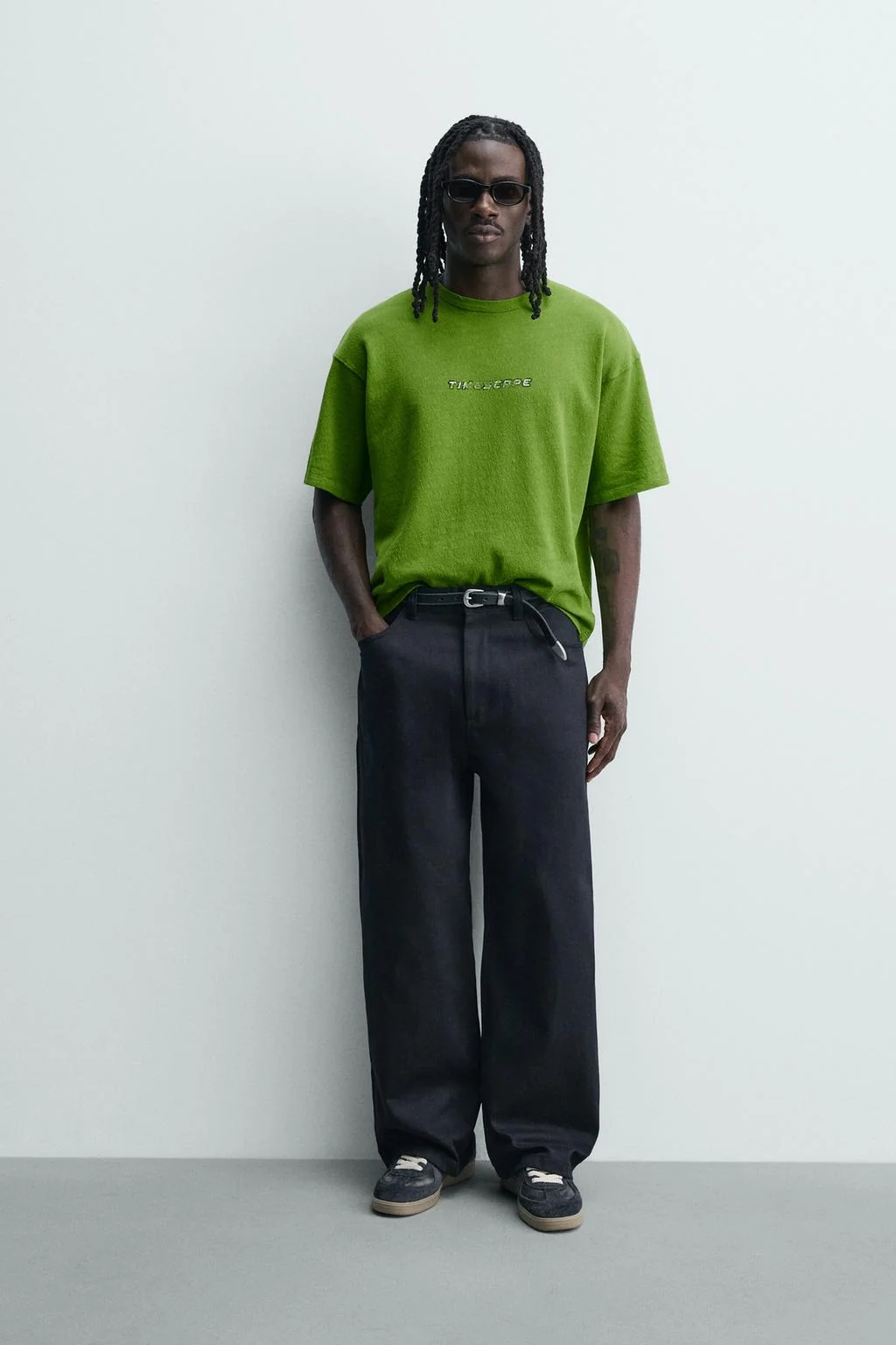 RELAXED FIT WASHED PRINTS T-SHIRT