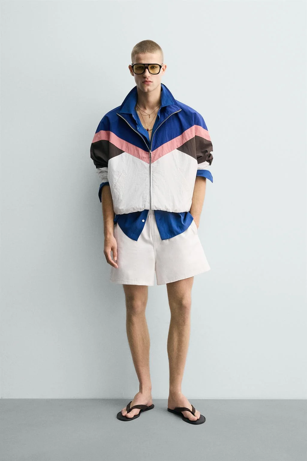 COLOUR BLOCK TECHNICAL JACKET