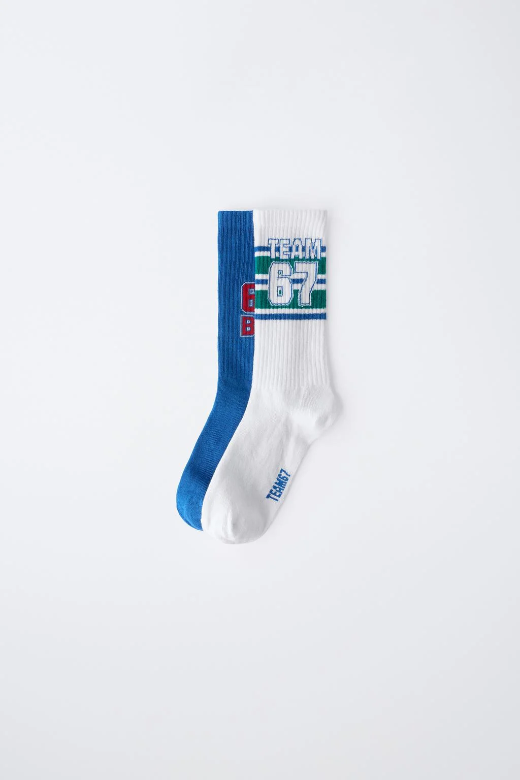 2-PACK OF TALL NUMBER SOCKS