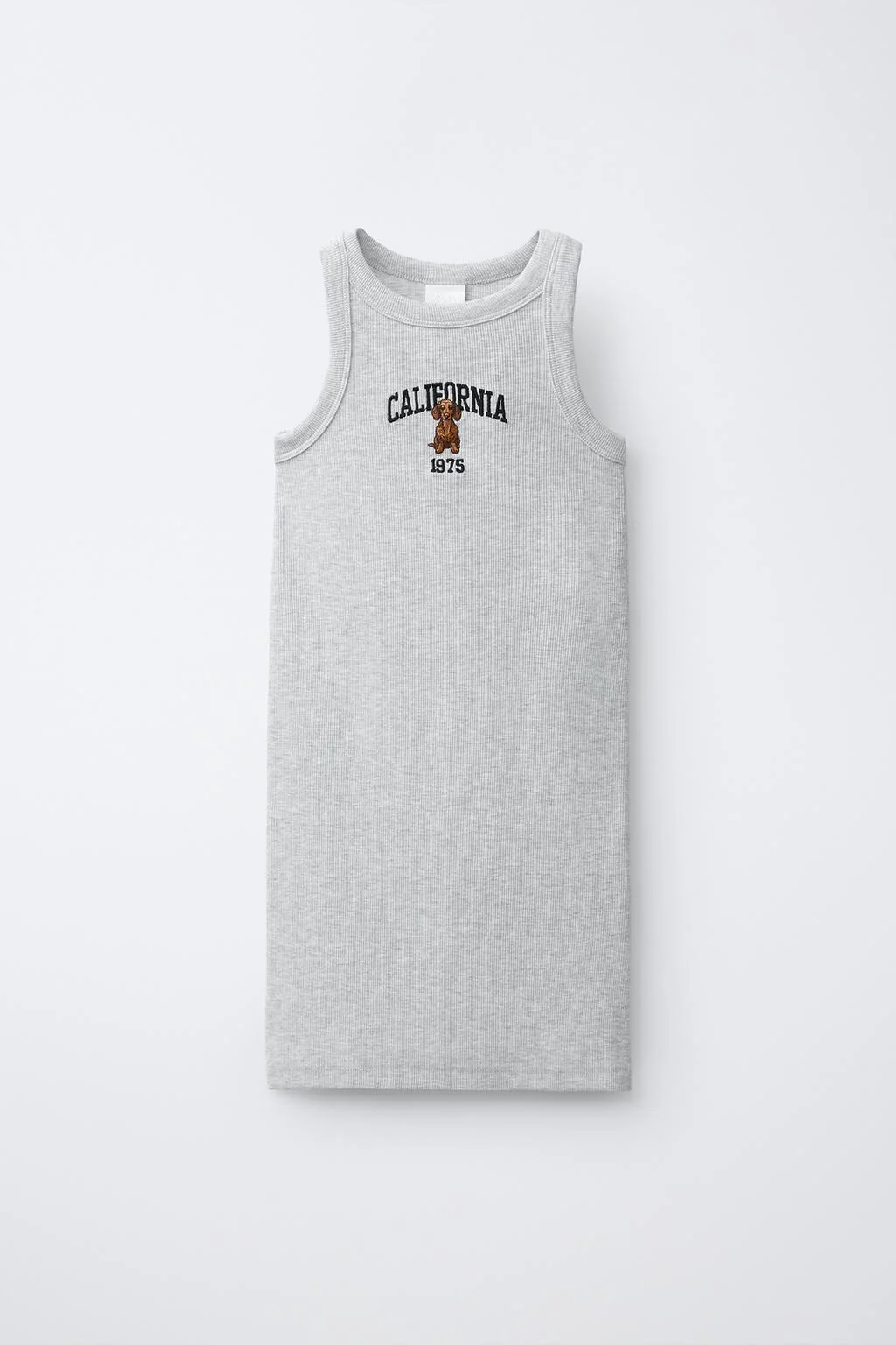 RIBBED STRIPED DRESS