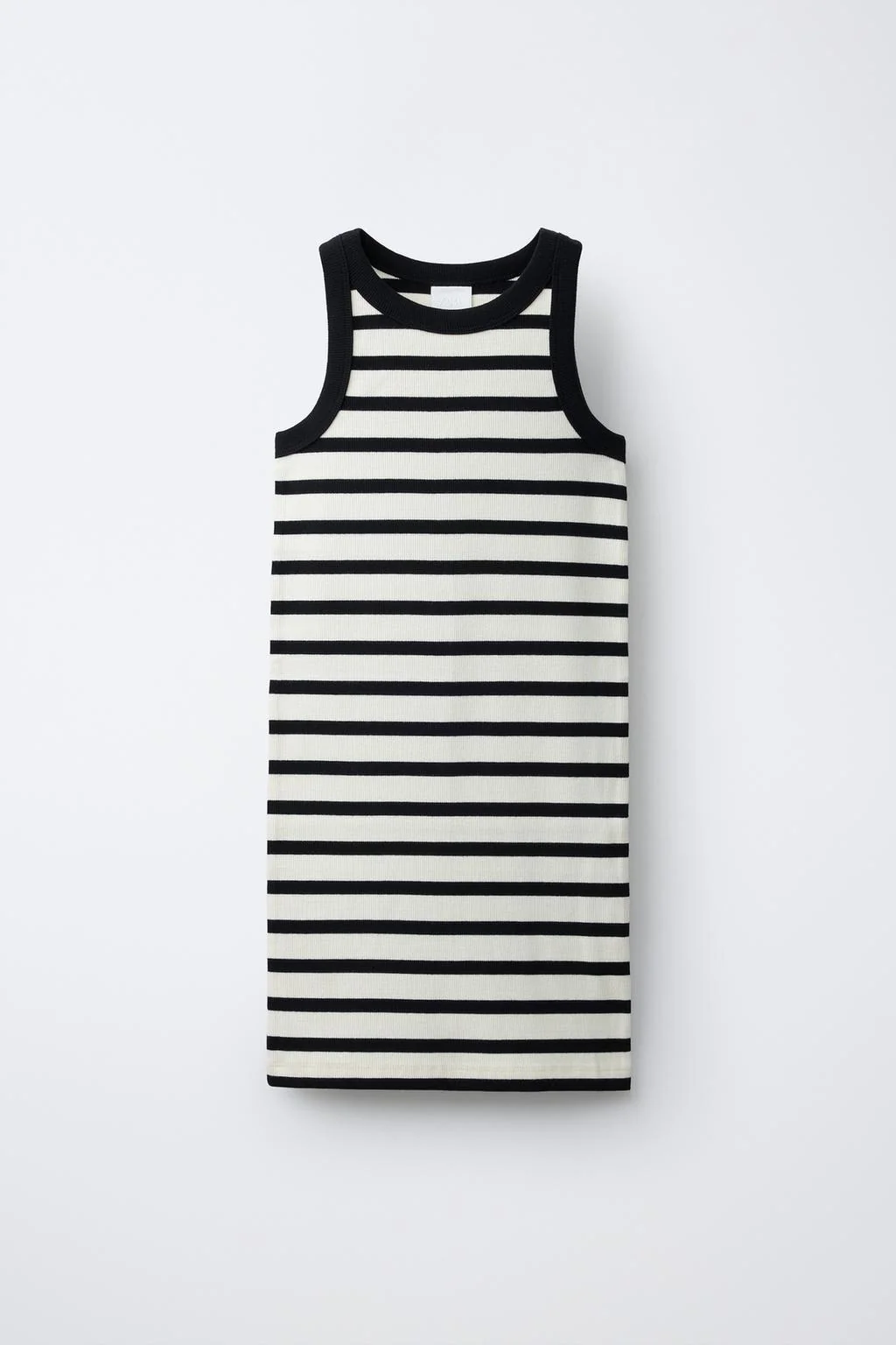 RIBBED STRIPED DRESS