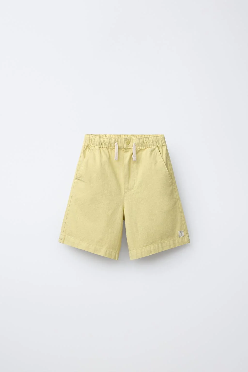 COTTON ELASTICATED BERMUDA SHORTS