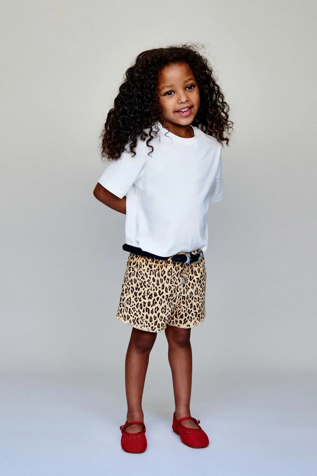 ANIMAL PRINT BERMUDA SHORTS