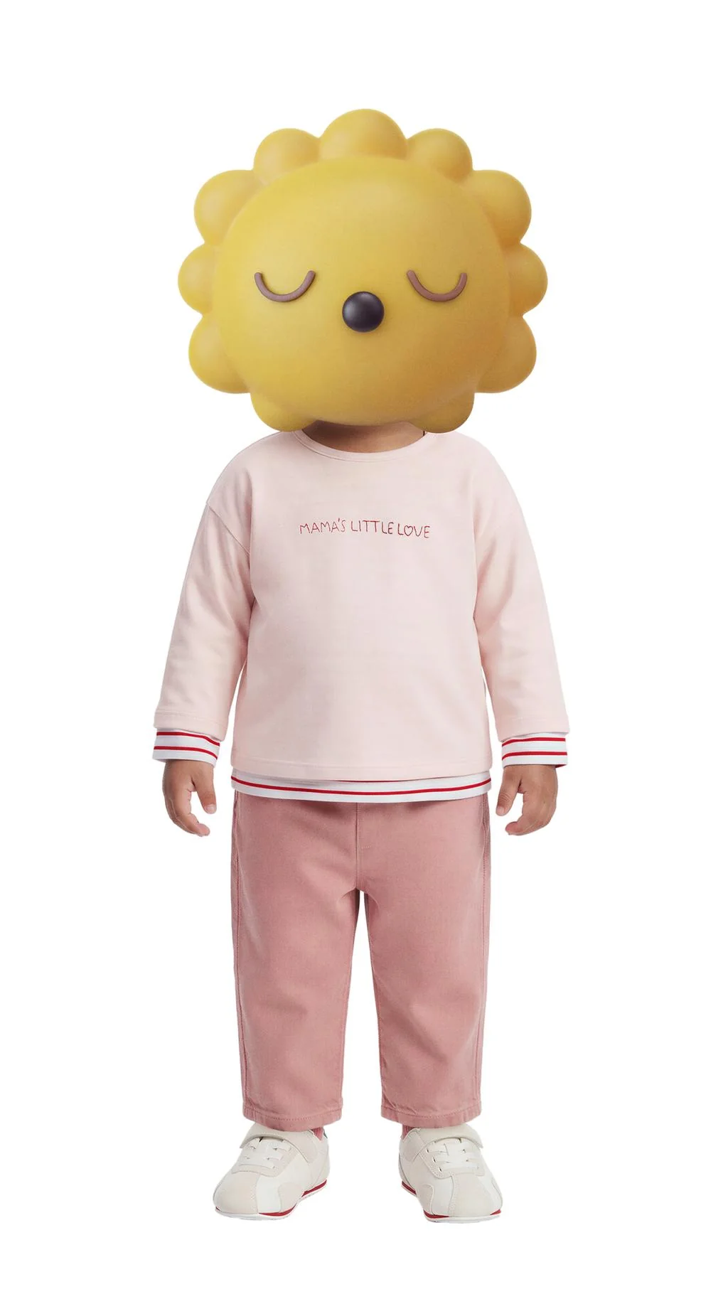 Набор из 3 футболок с сердцами и вышитым слоганом — ДЛИННЫЙ РУКАВ