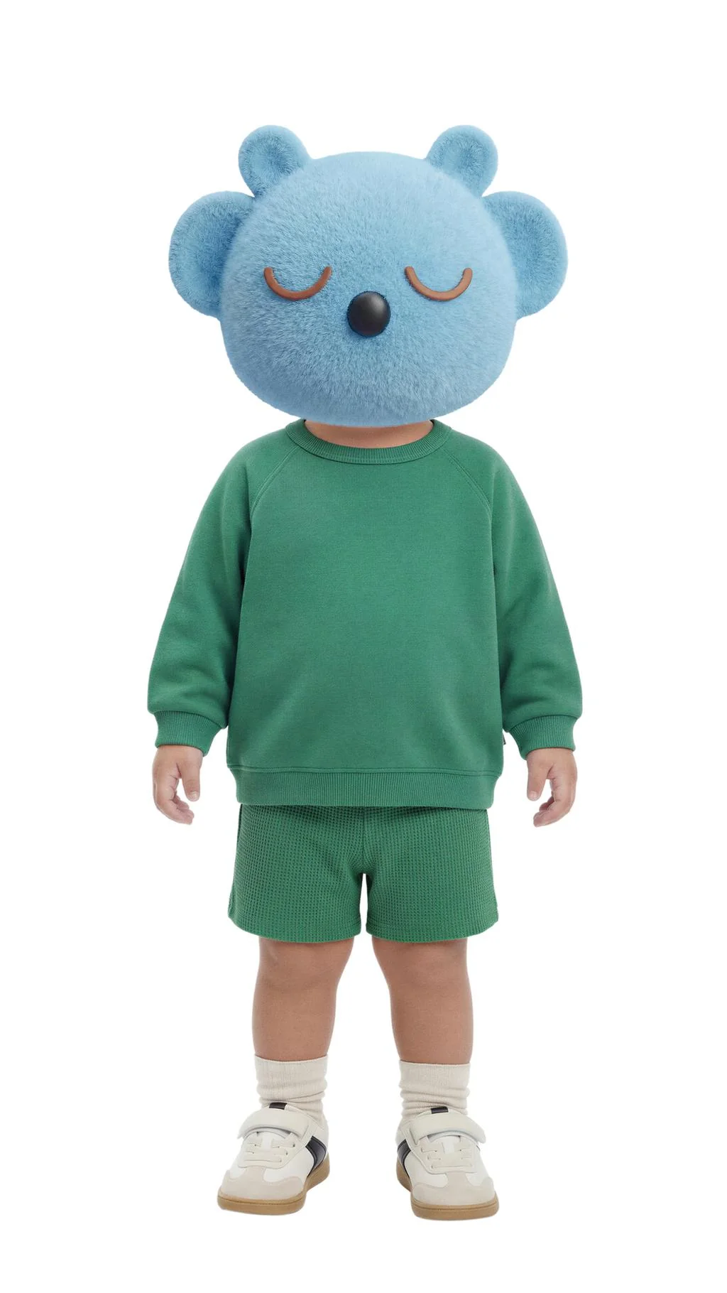 Комплект: футболка из гладкого вафельного трикотажа и шорты-бермуды — КЛУБ ЧУДЕСНЫХ ДЕТЕЙ