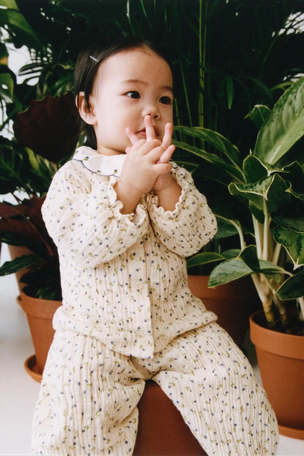 Рубашка с цветочным текстурным узором