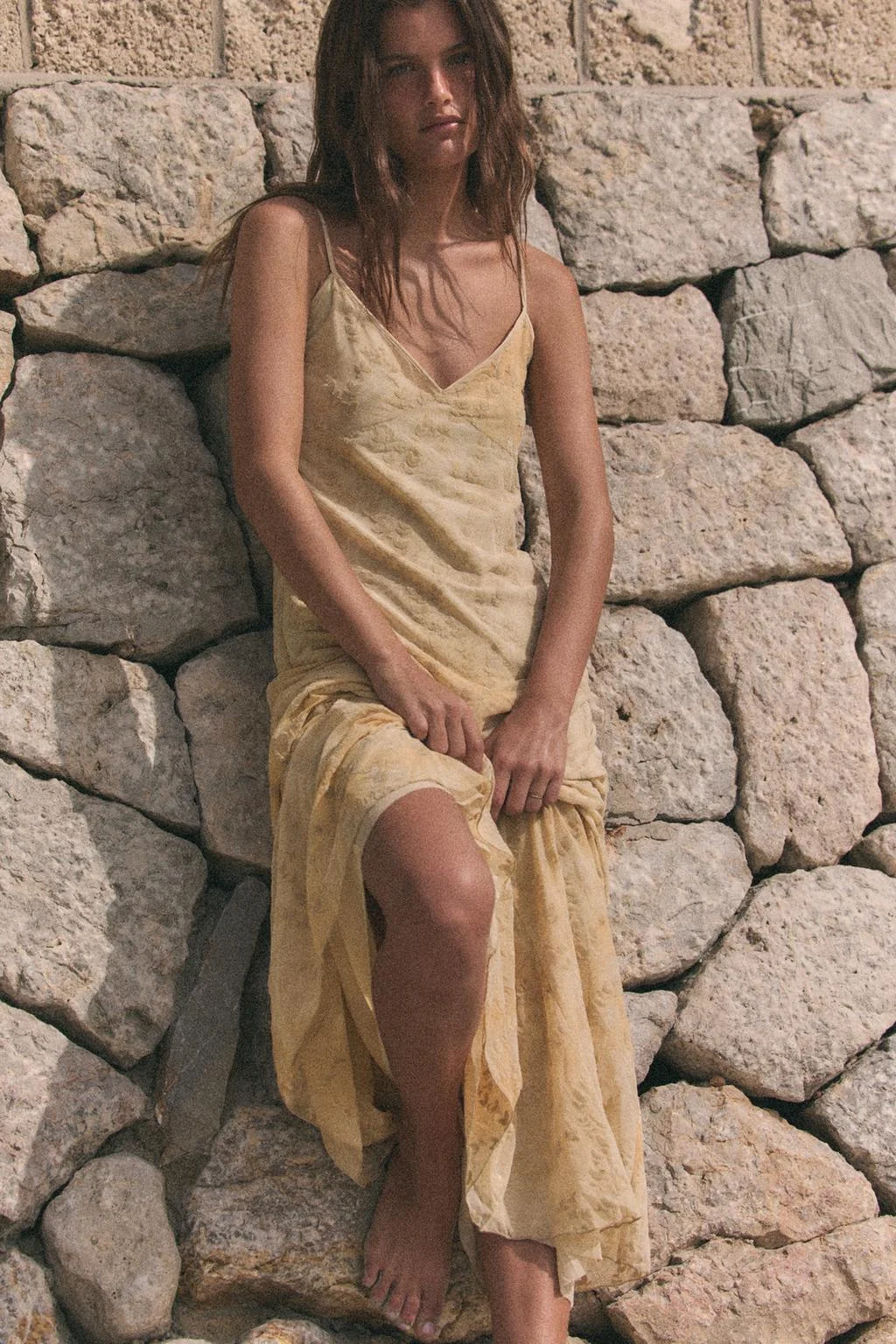 DEVORÉ CAMISOLE DRESS