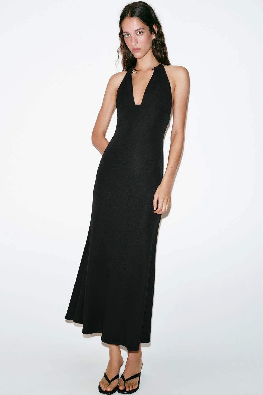 HALTERNECK CHOKER DRESS